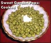 Dehydrated Sweet Garden Peas Cooked