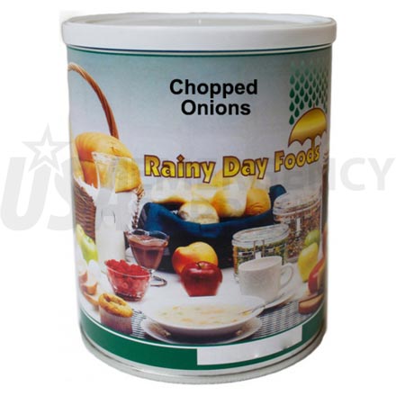 Onion - Dehydrated Chopped Onions 11 oz. #2.5 can