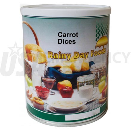 Carrot - Dehydrated Diced Carrots 11 oz. #2.5 can