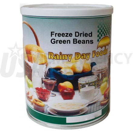 Freeze Dried Vegetable - Freeze Dried Green Beans 6 x #2.5 cans