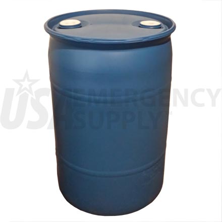 Water Drum - Thirty (30) Gallon Water Barrel - Blue Poly