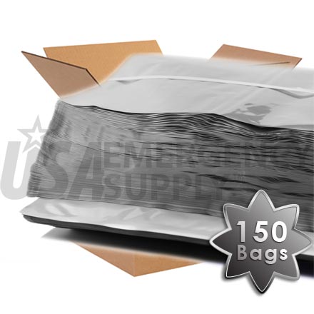 CASE - Mylar Bags - Mylar Food Storage Bag 20in. x 30in. (5 mils thick) - 1 case (150 bags)