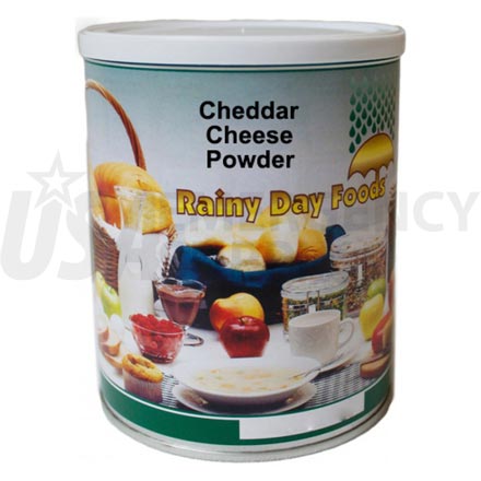 Cheddar Cheese - Dehydrated Cheddar Cheese Powder 13 oz. #2.5 can