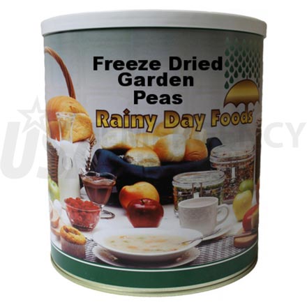 Freeze Dried Garden Peas 6 x #10 cans