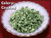 Dehydrated Celery Cooked