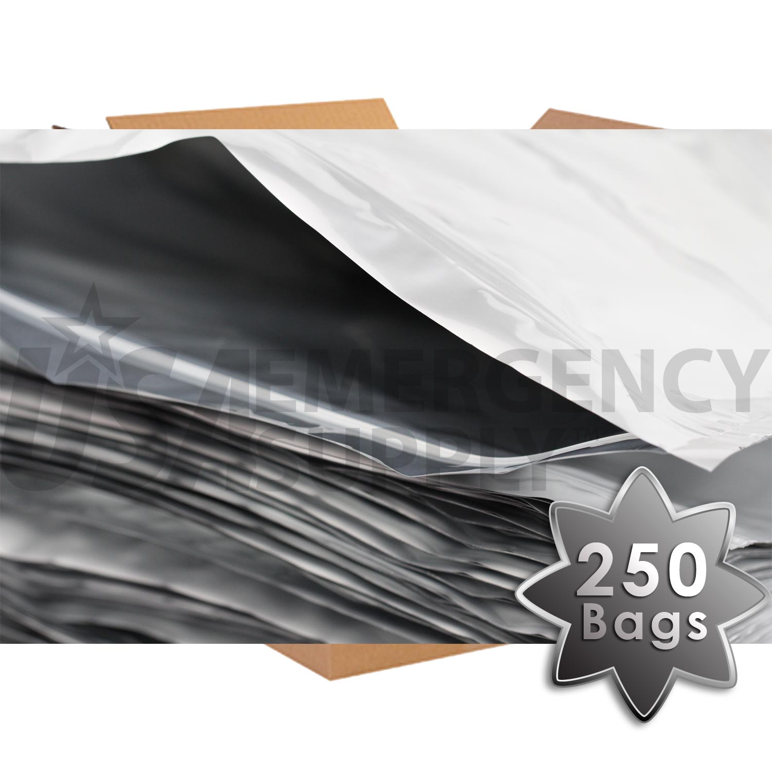 50 X 1 Gallon Ziplock Mylar Bags — Canadian Preparedness