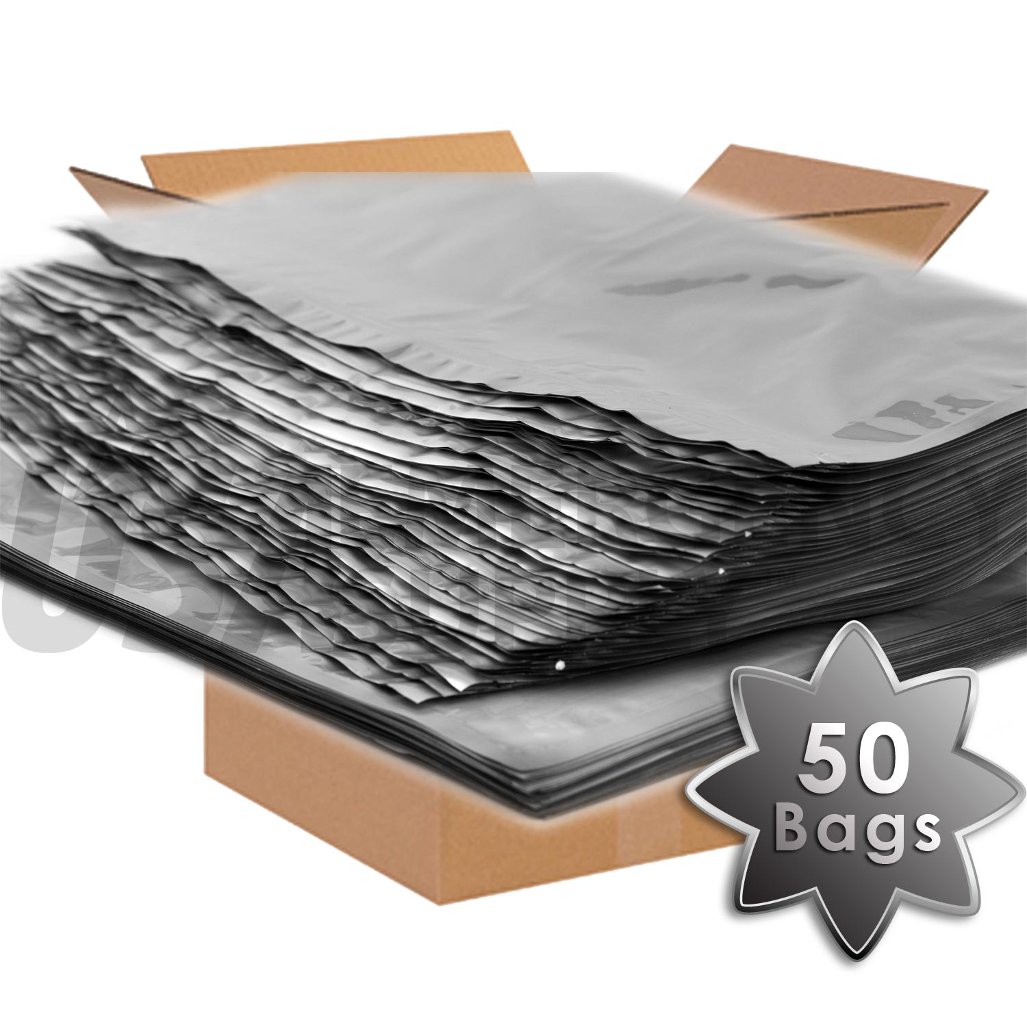 5 Gallon Mylar Bags 9.5 Mil Thick Ziplock Resealable Mylar Bags