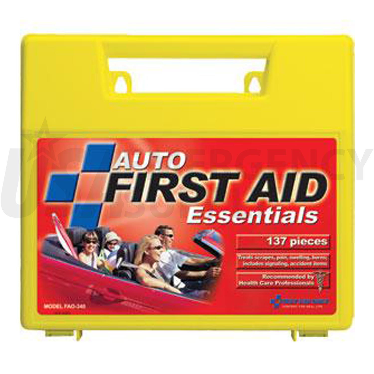 Auto First Aid Kit 137 Pieces Large USA Emergency Supply