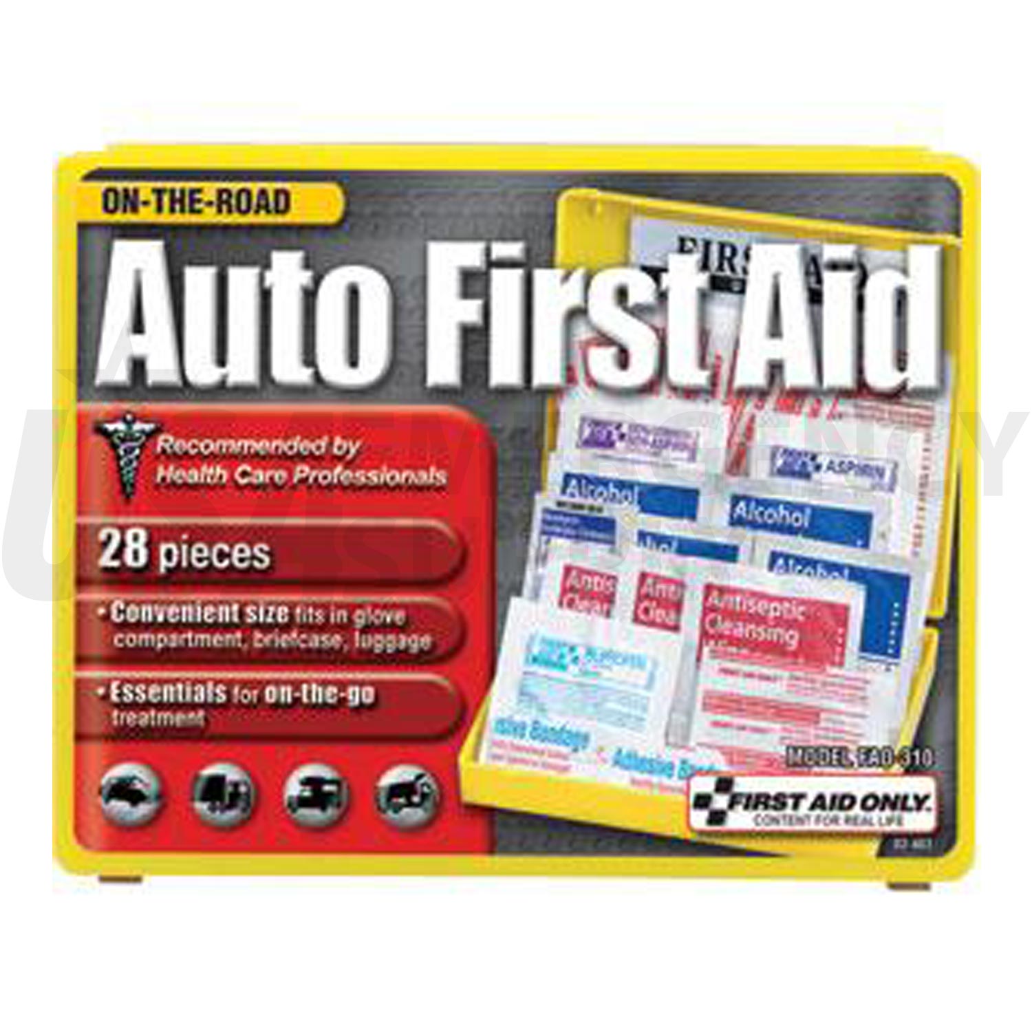 Auto First Aid Kit 28 Pieces USA Emergency Supply