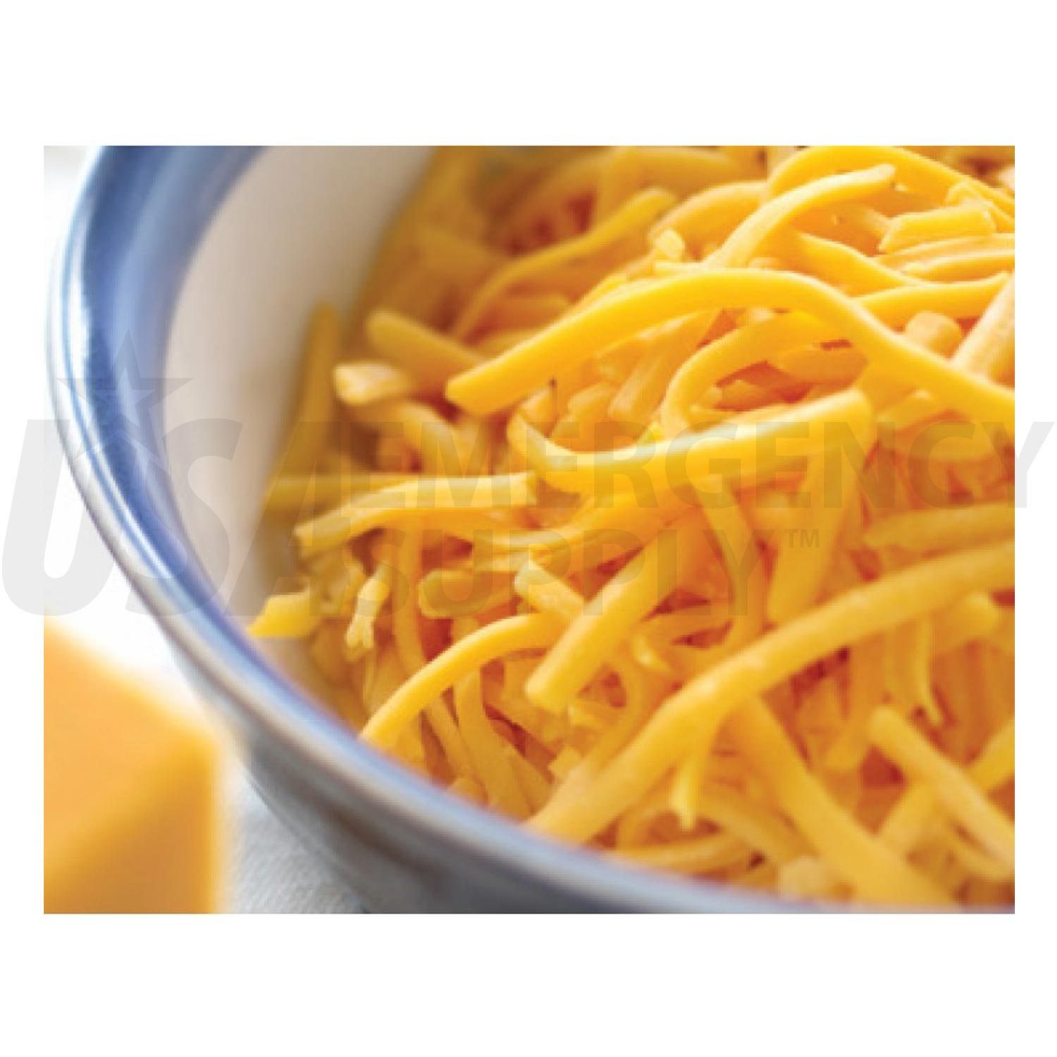 Freeze Dried Sharp Cheddar Rainy Day Foods Number 10 Can USA Emergency Supply