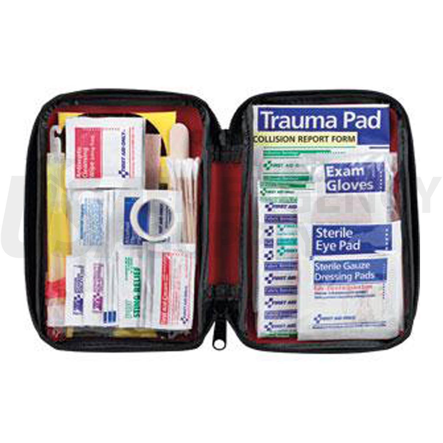 Softpack Auto First Aid Kit 104 Pieces USA Emergency Supply
