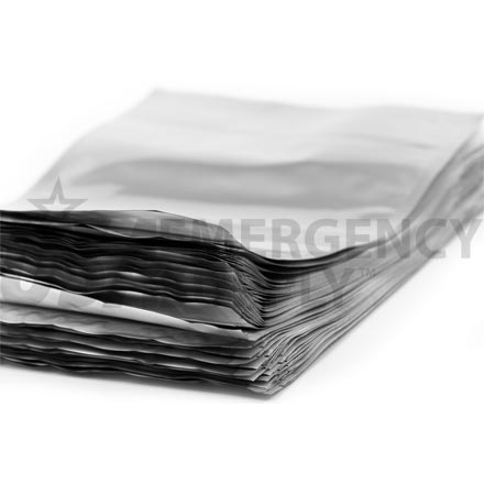 Mylar Bags - Mylar Food Storage Bag with Ziplock 10in. x 14in. X 4in. (5 mils thick)