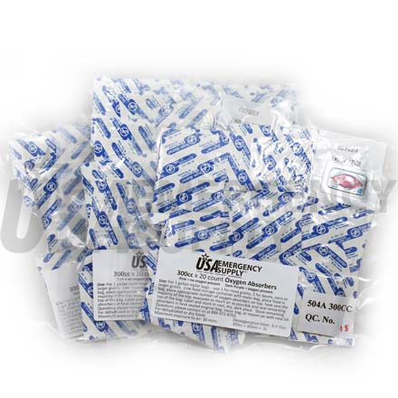 Food Storage Oxygen Absorbers D300 (300cc) 60 count