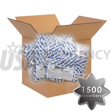 CASE - Food Storage Oxygen Absorbers D300 (300cc) - 1 case