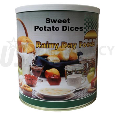 Sweet Potato - Dehydrated Sweet Potato Dices 44 oz. #10 can