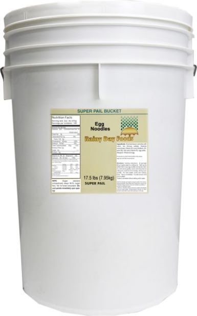 Curly Egg Noodles 7 lb. 5 gal SP