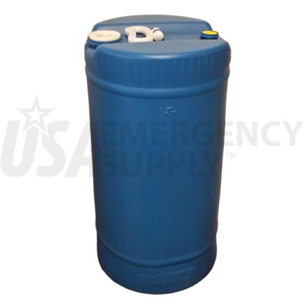 Water Drum - Fifteen (15) Gallon Water Barrel - Blue Poly