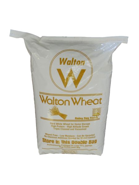 Hard White Wheat 50 lb. plastic bag