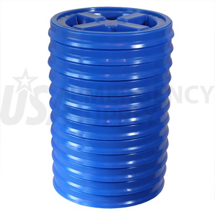 Food Storage Lids - Twister Seal Lid - Blue - Twelve (12) Pak - 1 case