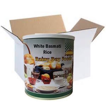 Basmati White Rice case of 6 #10 cans