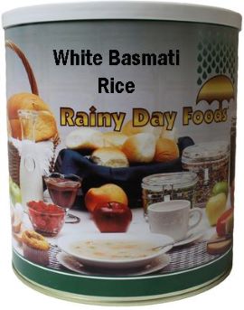 Basmati White Rice 84 oz. #10 can